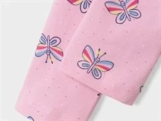 ommerfugleprint på pink gamacher fra name it 13225099 pink frosting butterflies